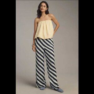 New L Maeve x Anthropologie The Brooklin printed wide-leg pull-on pants